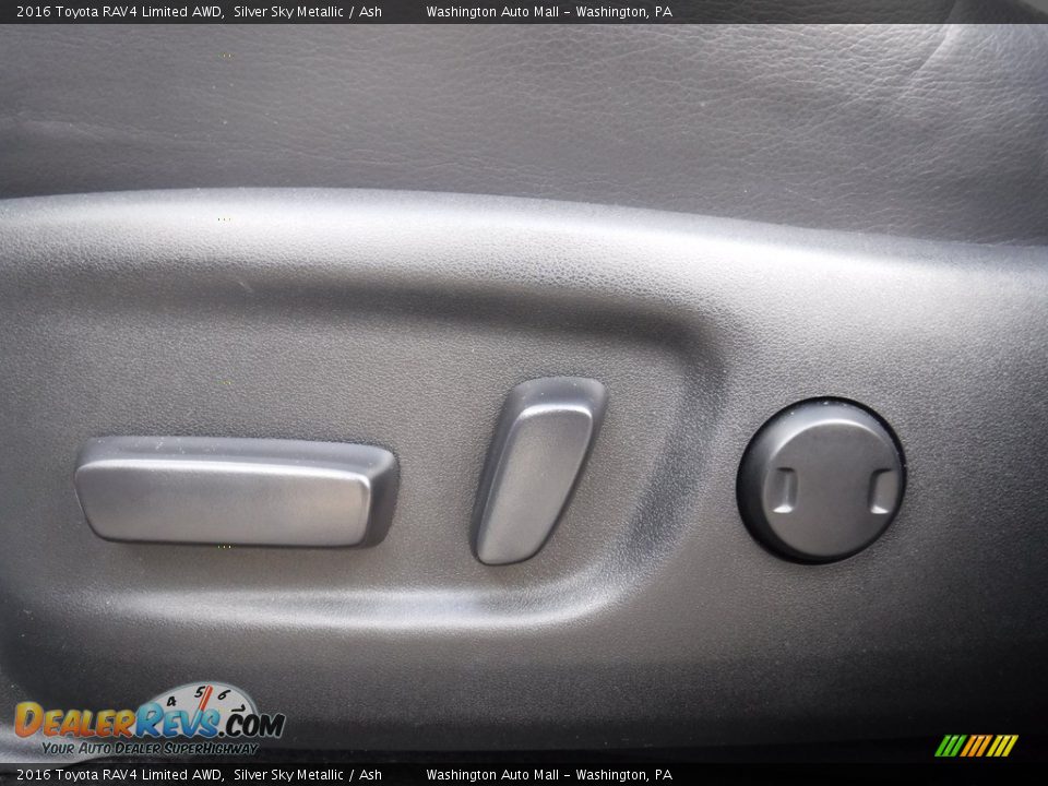 2016 Toyota RAV4 Limited AWD Silver Sky Metallic / Ash Photo #16