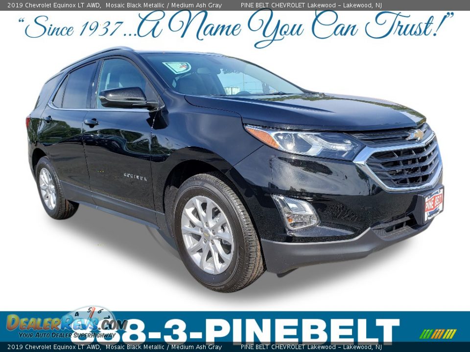 2019 Chevrolet Equinox LT AWD Mosaic Black Metallic / Medium Ash Gray Photo #1