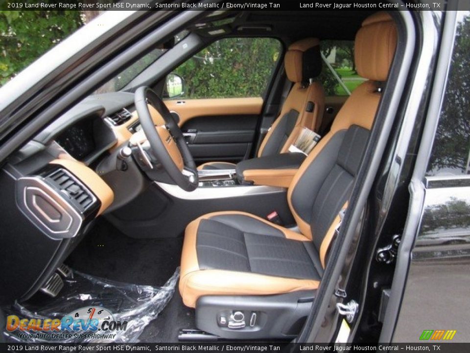 Ebony/Vintage Tan Interior - 2019 Land Rover Range Rover Sport HSE Dynamic Photo #3
