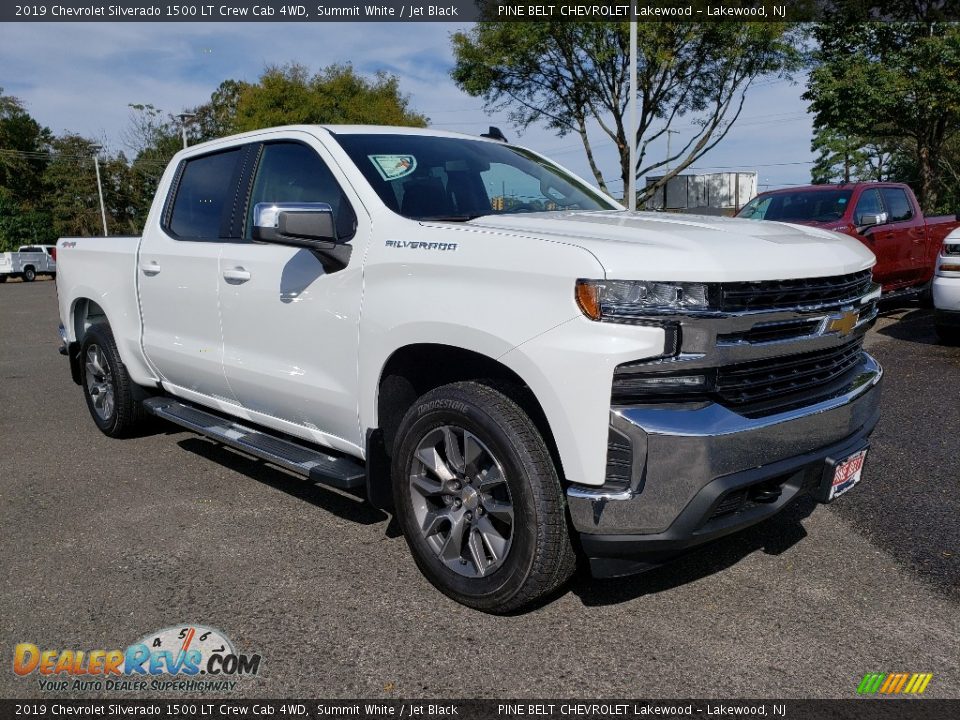 2019 Chevrolet Silverado 1500 LT Crew Cab 4WD Summit White / Jet Black Photo #1