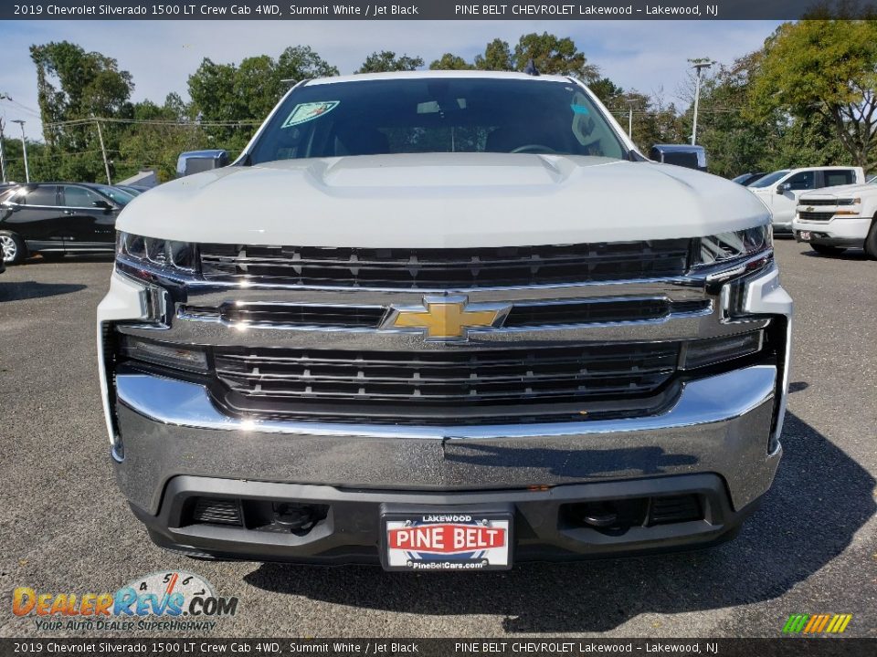 2019 Chevrolet Silverado 1500 LT Crew Cab 4WD Summit White / Jet Black Photo #2