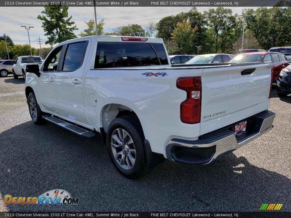2019 Chevrolet Silverado 1500 LT Crew Cab 4WD Summit White / Jet Black Photo #4
