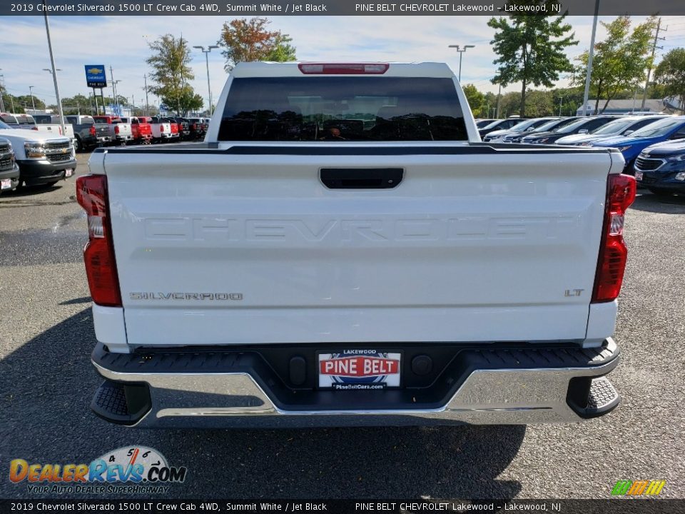 2019 Chevrolet Silverado 1500 LT Crew Cab 4WD Summit White / Jet Black Photo #5