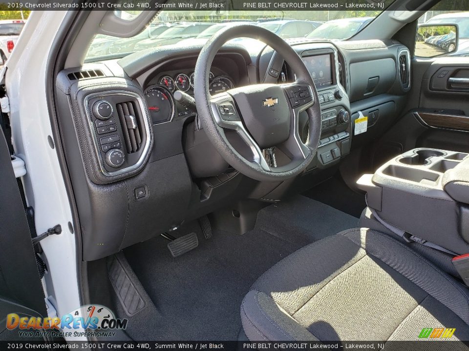 2019 Chevrolet Silverado 1500 LT Crew Cab 4WD Summit White / Jet Black Photo #7