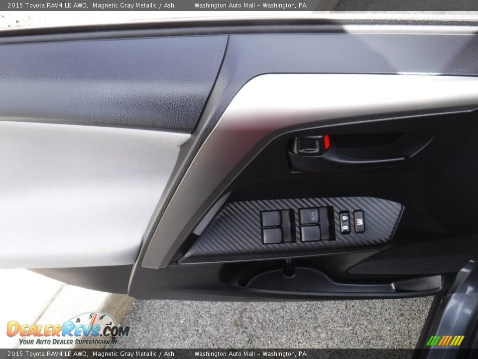 2015 Toyota RAV4 LE AWD Magnetic Gray Metallic / Ash Photo #10