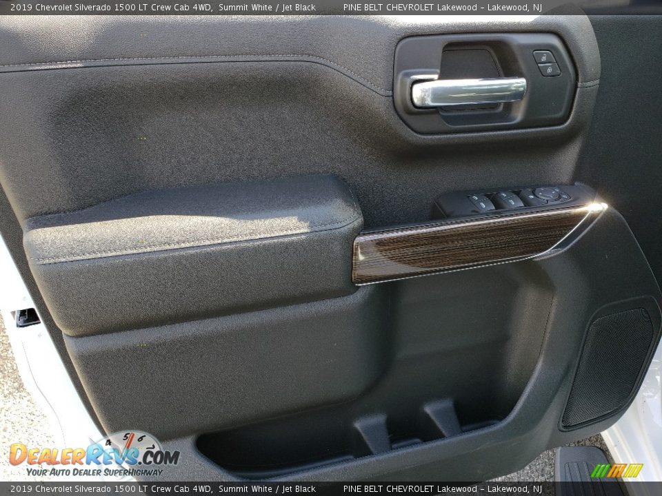 2019 Chevrolet Silverado 1500 LT Crew Cab 4WD Summit White / Jet Black Photo #8