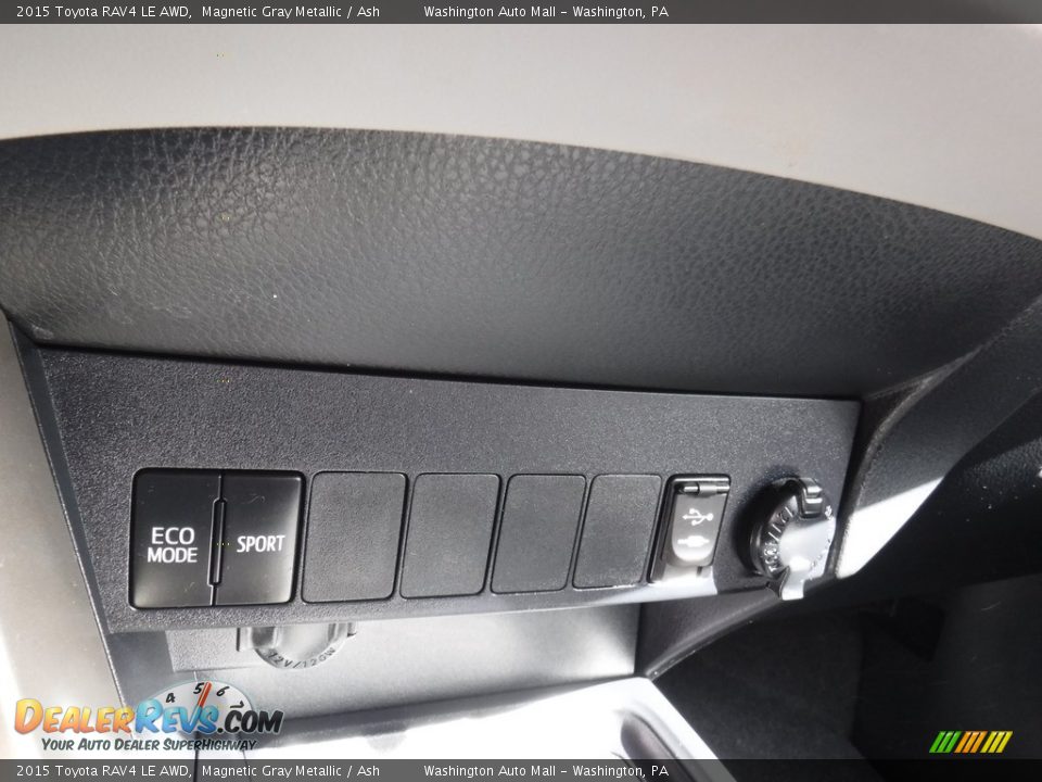 2015 Toyota RAV4 LE AWD Magnetic Gray Metallic / Ash Photo #17