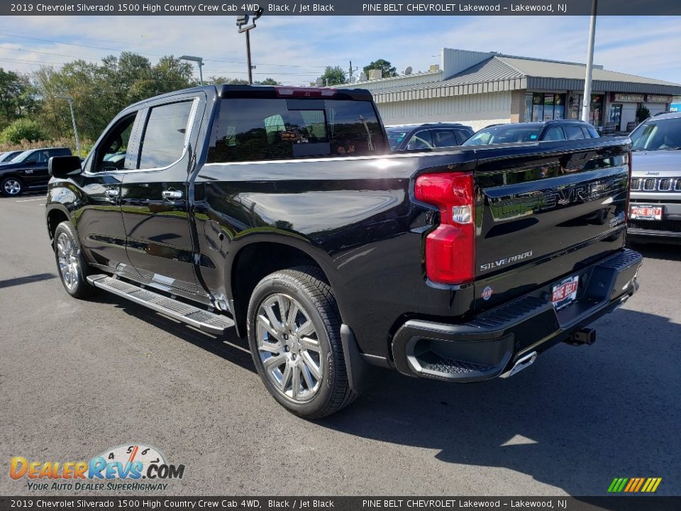 2019 Chevrolet Silverado 1500 High Country Crew Cab 4WD Black / Jet Black Photo #4