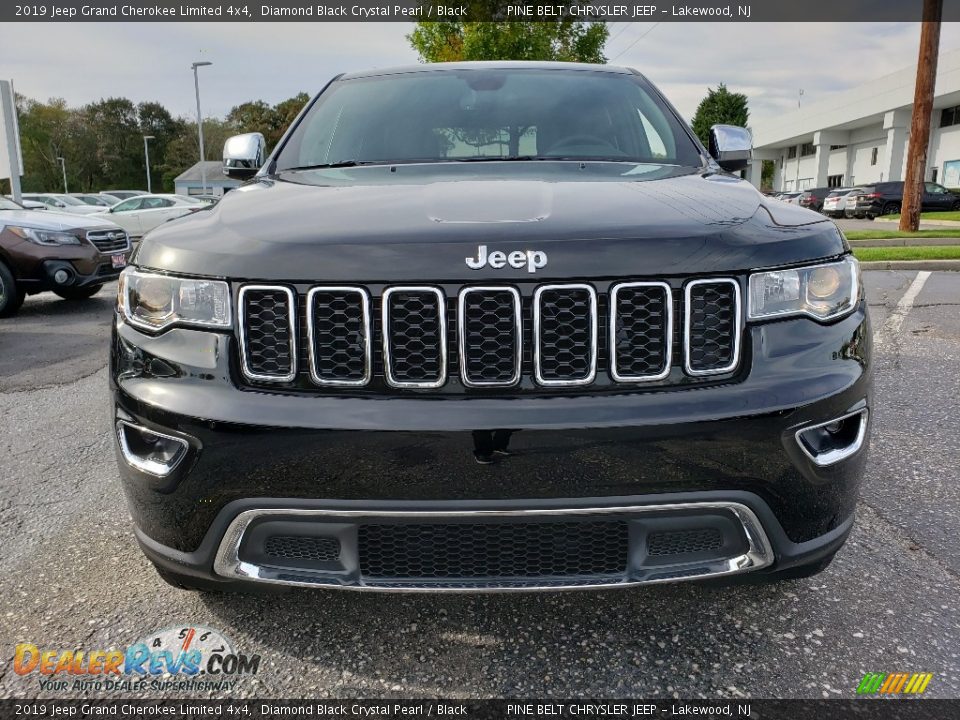 2019 Jeep Grand Cherokee Limited 4x4 Diamond Black Crystal Pearl / Black Photo #2
