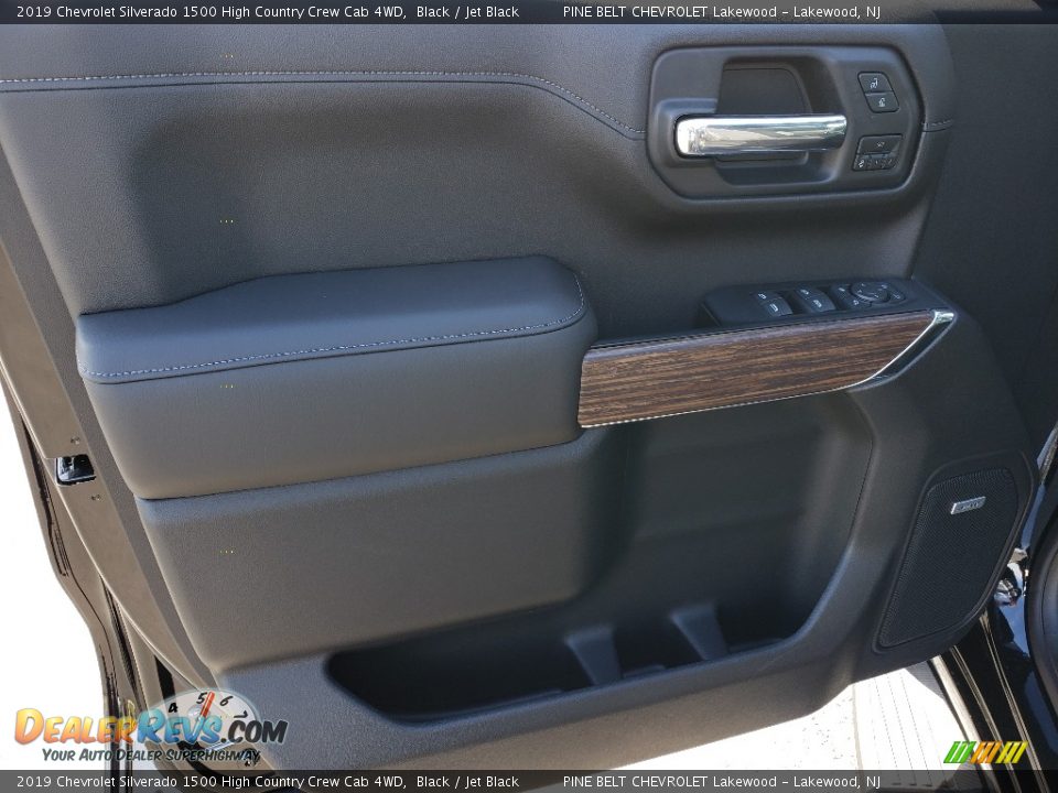 2019 Chevrolet Silverado 1500 High Country Crew Cab 4WD Black / Jet Black Photo #8