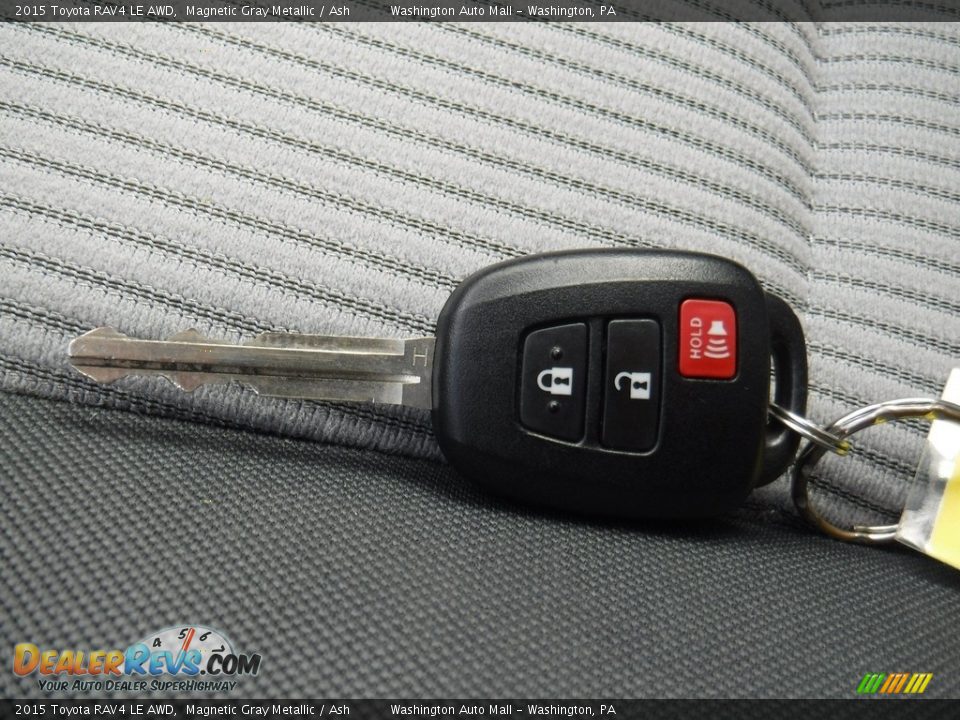 2015 Toyota RAV4 LE AWD Magnetic Gray Metallic / Ash Photo #24