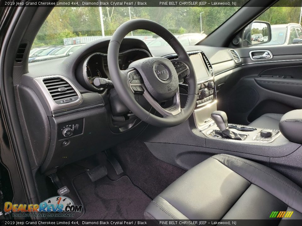 2019 Jeep Grand Cherokee Limited 4x4 Diamond Black Crystal Pearl / Black Photo #7