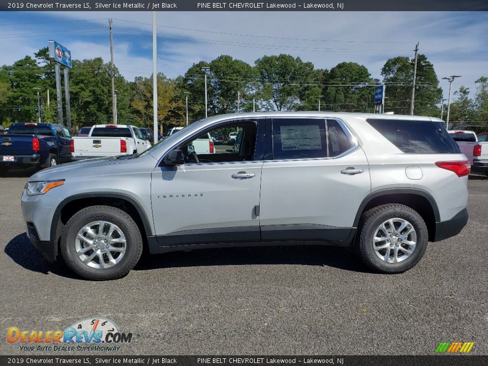 2019 Chevrolet Traverse LS Silver Ice Metallic / Jet Black Photo #3