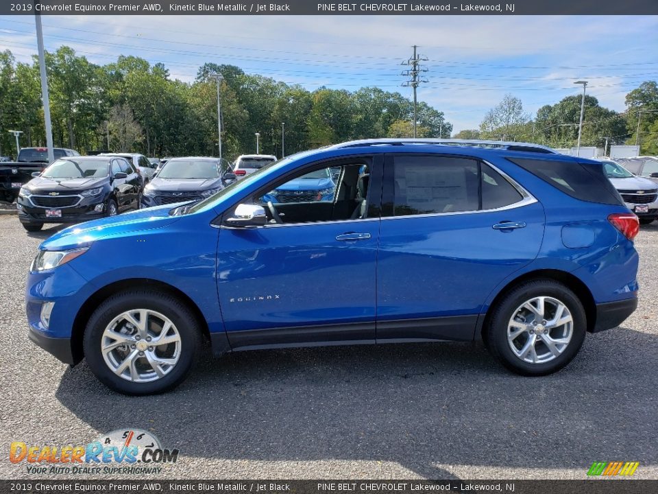 2019 Chevrolet Equinox Premier AWD Kinetic Blue Metallic / Jet Black Photo #3
