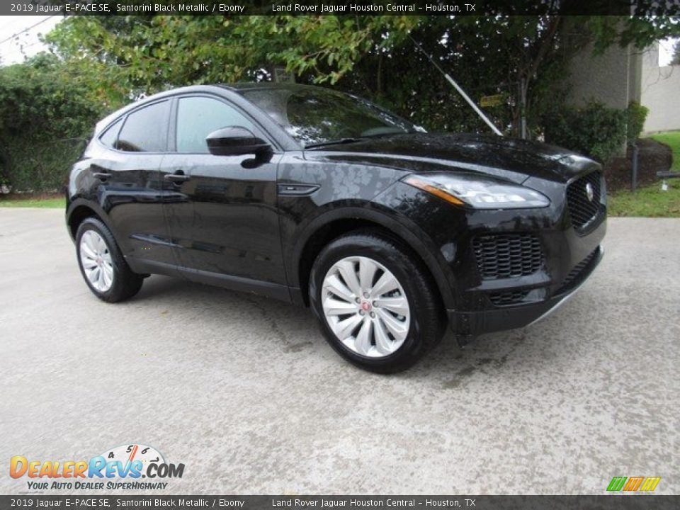 2019 Jaguar E-PACE SE Santorini Black Metallic / Ebony Photo #1