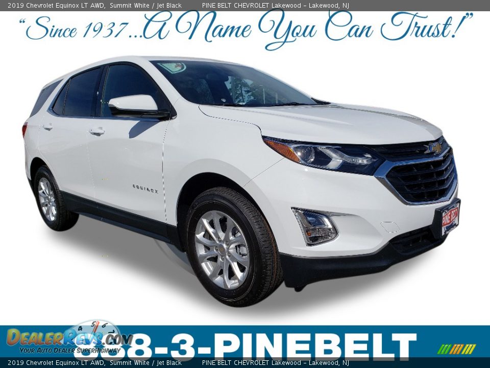 2019 Chevrolet Equinox LT AWD Summit White / Jet Black Photo #1