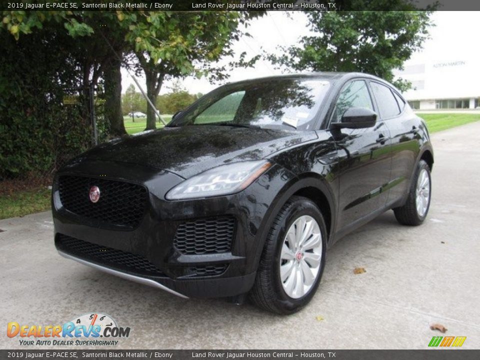 2019 Jaguar E-PACE SE Santorini Black Metallic / Ebony Photo #10