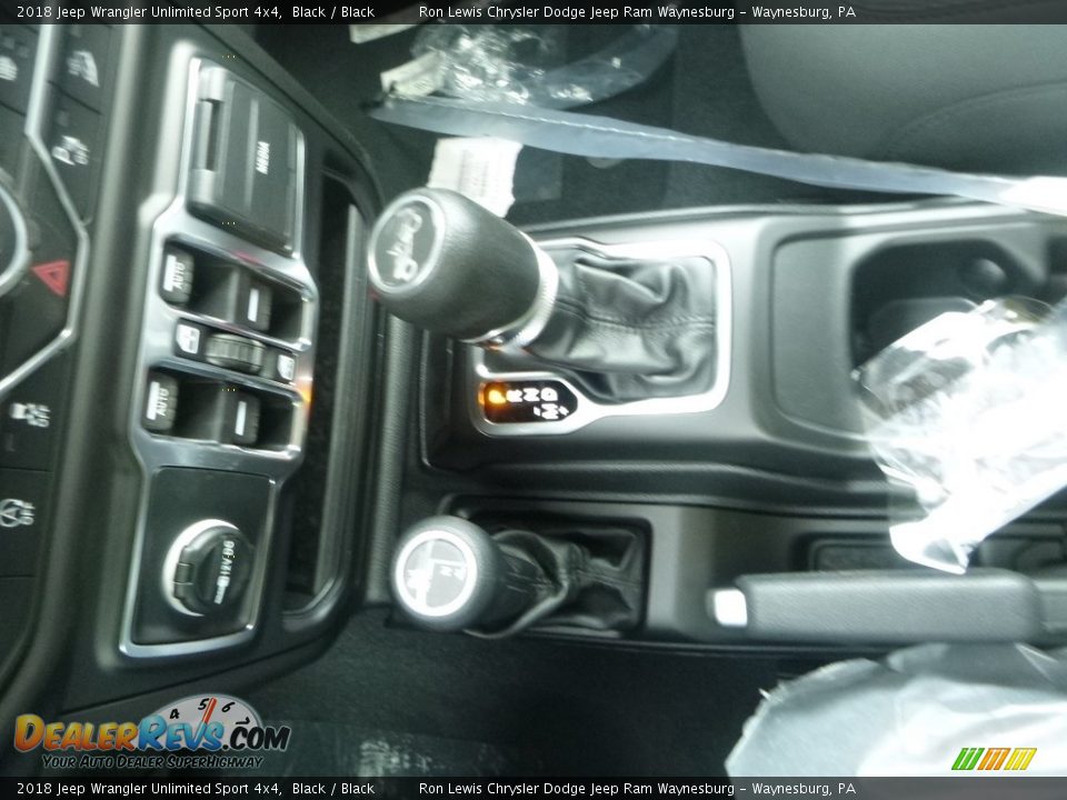 2018 Jeep Wrangler Unlimited Sport 4x4 Black / Black Photo #20