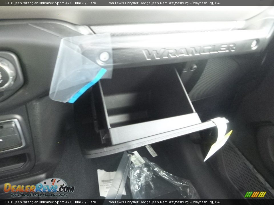 2018 Jeep Wrangler Unlimited Sport 4x4 Black / Black Photo #21