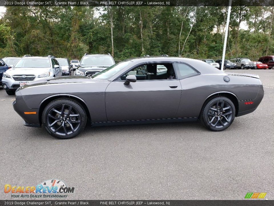 2019 Dodge Challenger SXT Granite Pearl / Black Photo #3
