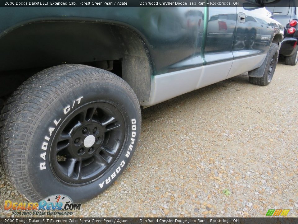 2000 Dodge Dakota SLT Extended Cab Forest Green Pearl / Agate Photo #15