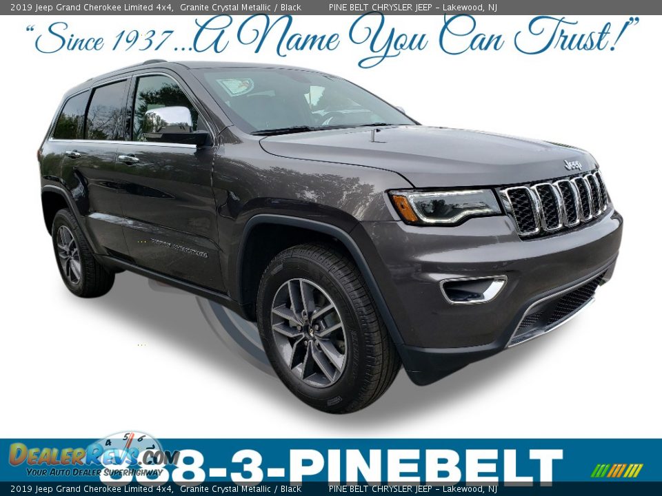 2019 Jeep Grand Cherokee Limited 4x4 Granite Crystal Metallic / Black Photo #1