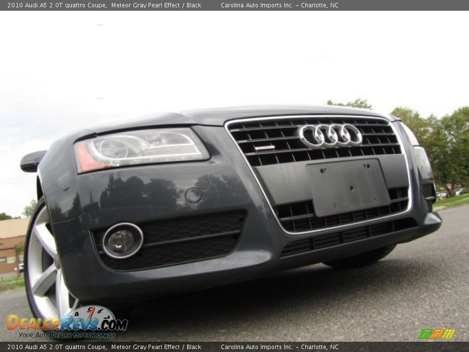 2010 Audi A5 2.0T quattro Coupe Meteor Gray Pearl Effect / Black Photo #1