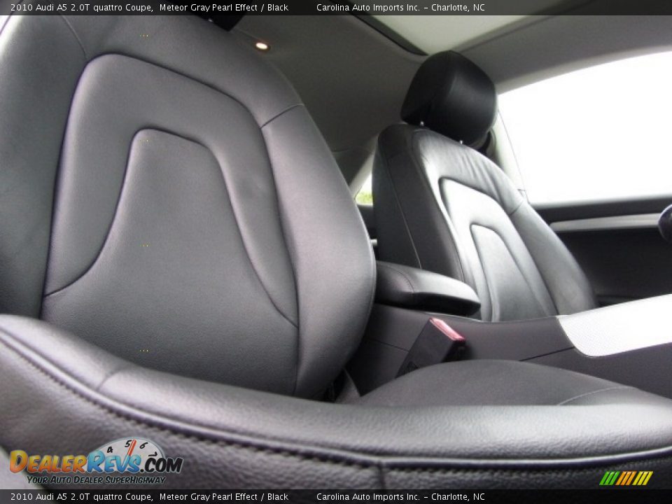 2010 Audi A5 2.0T quattro Coupe Meteor Gray Pearl Effect / Black Photo #22