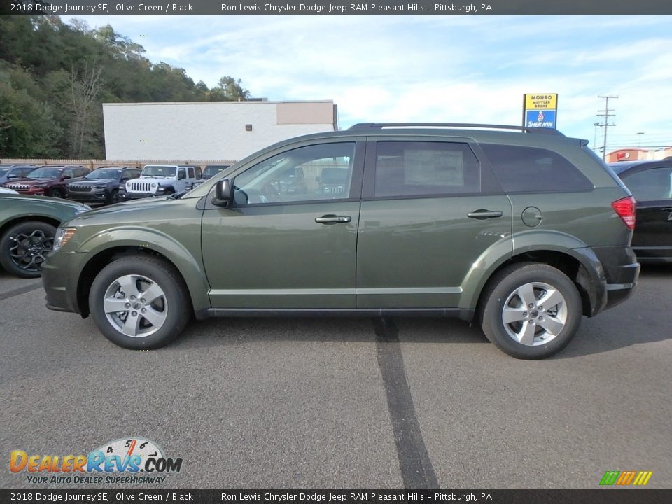 2018 Dodge Journey SE Olive Green / Black Photo #2