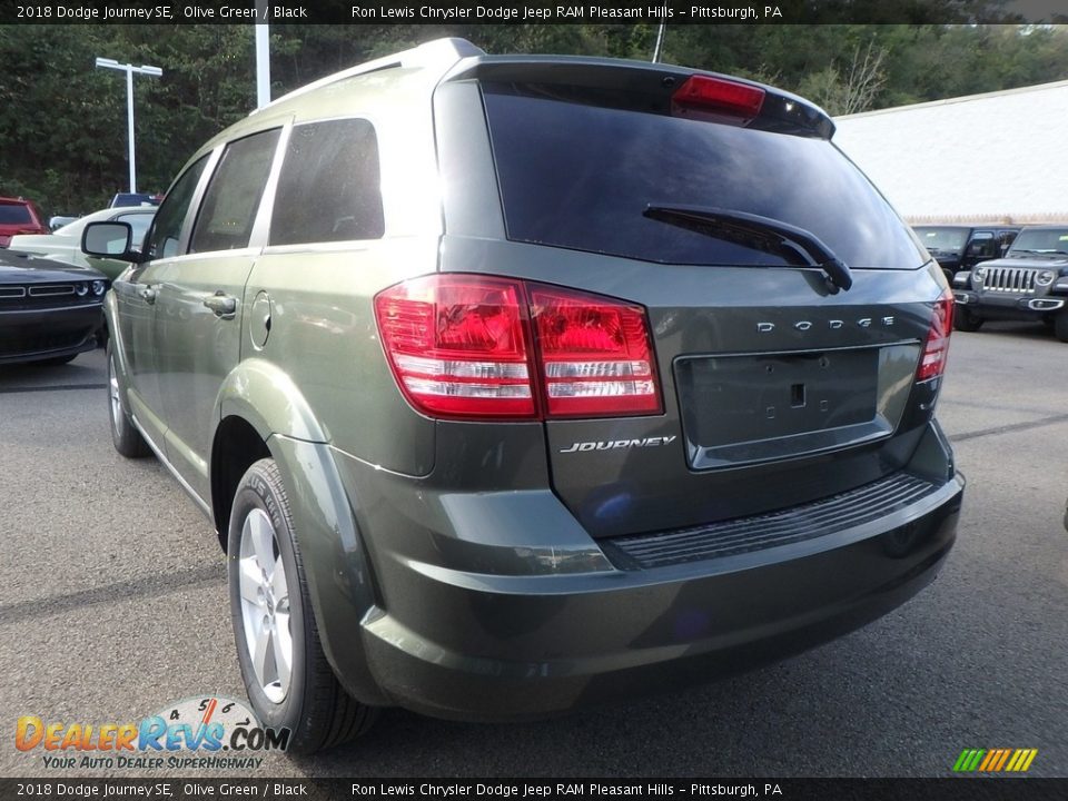 2018 Dodge Journey SE Olive Green / Black Photo #3