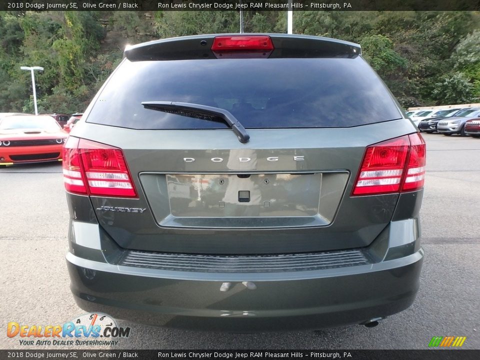 2018 Dodge Journey SE Olive Green / Black Photo #4