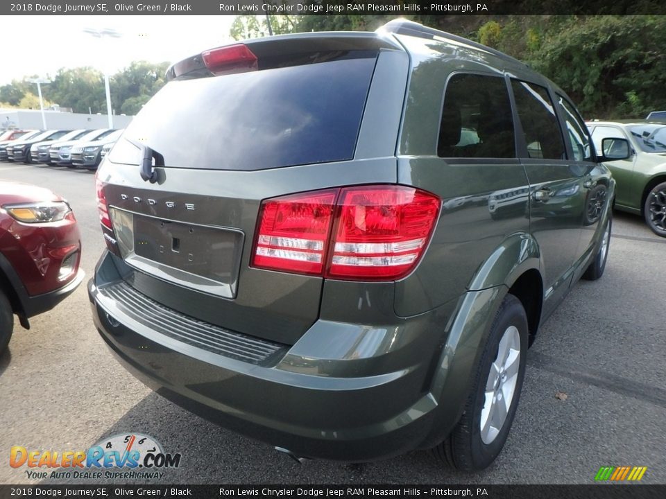 2018 Dodge Journey SE Olive Green / Black Photo #5