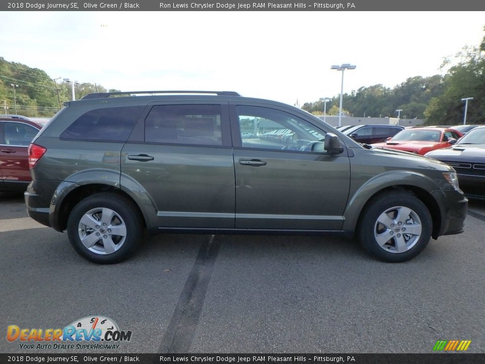 2018 Dodge Journey SE Olive Green / Black Photo #6