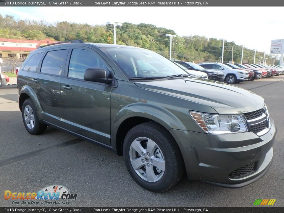 2018 Dodge Journey SE Olive Green / Black Photo #7