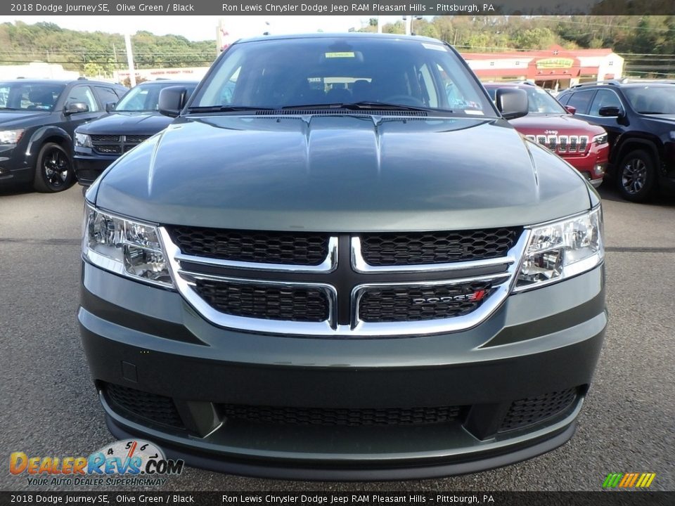2018 Dodge Journey SE Olive Green / Black Photo #8