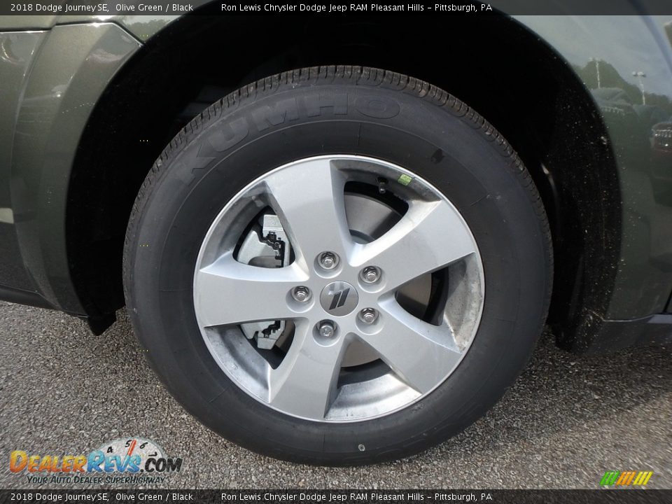 2018 Dodge Journey SE Olive Green / Black Photo #9