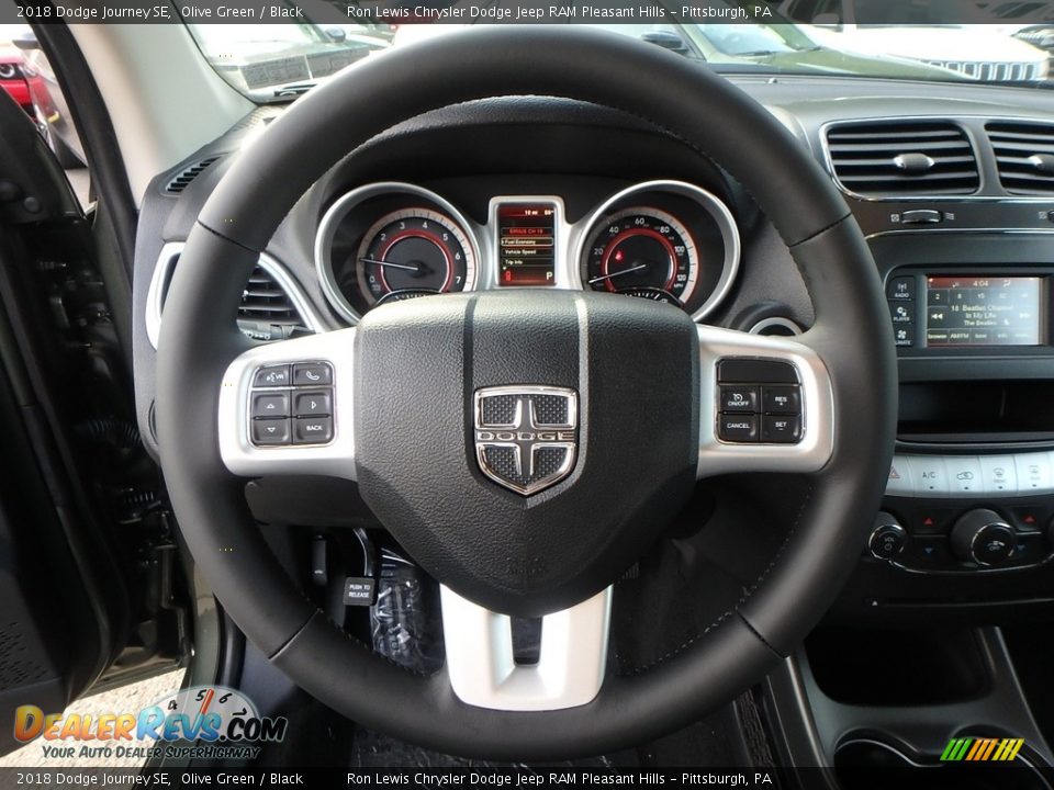 2018 Dodge Journey SE Olive Green / Black Photo #19