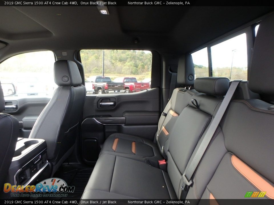 Rear Seat of 2019 GMC Sierra 1500 AT4 Crew Cab 4WD Photo #11