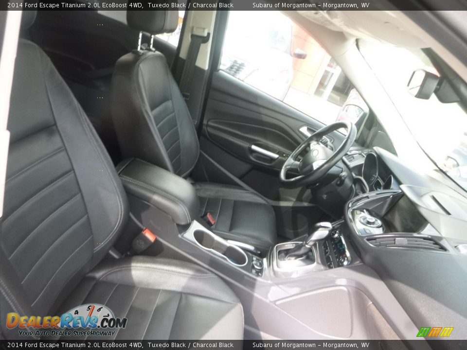 2014 Ford Escape Titanium 2.0L EcoBoost 4WD Tuxedo Black / Charcoal Black Photo #3
