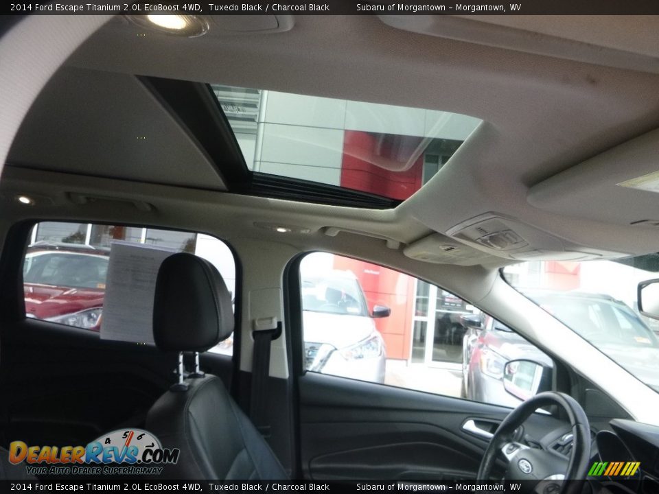 2014 Ford Escape Titanium 2.0L EcoBoost 4WD Tuxedo Black / Charcoal Black Photo #5