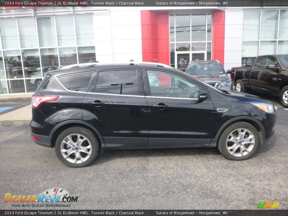 2014 Ford Escape Titanium 2.0L EcoBoost 4WD Tuxedo Black / Charcoal Black Photo #6
