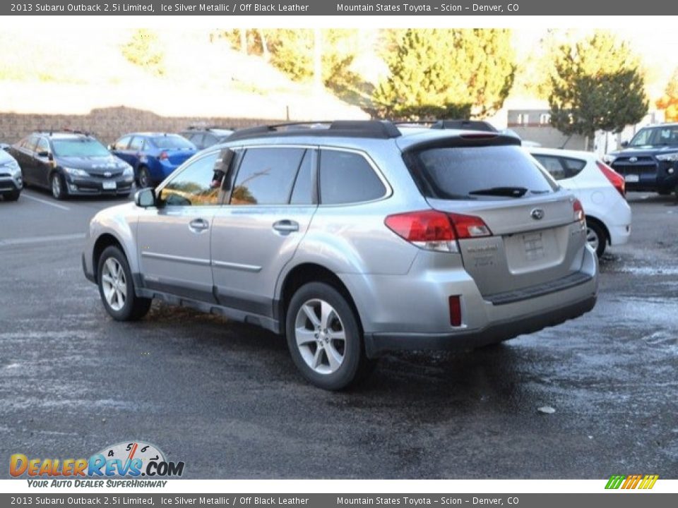 2013 Subaru Outback 2.5i Limited Ice Silver Metallic / Off Black Leather Photo #4