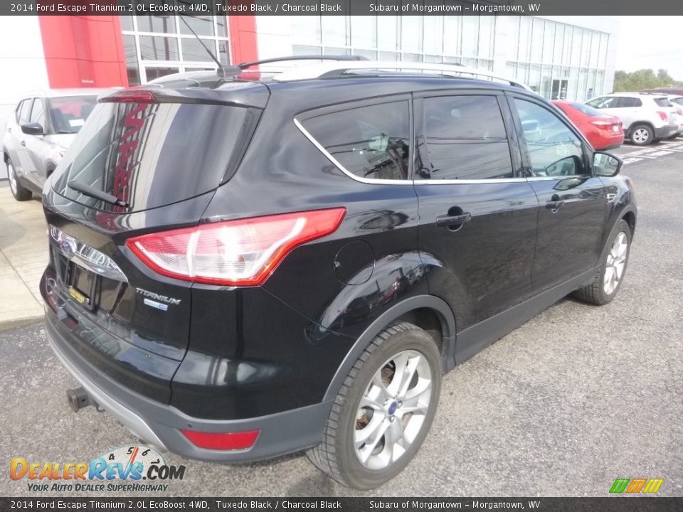 2014 Ford Escape Titanium 2.0L EcoBoost 4WD Tuxedo Black / Charcoal Black Photo #7