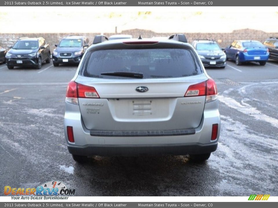 2013 Subaru Outback 2.5i Limited Ice Silver Metallic / Off Black Leather Photo #5