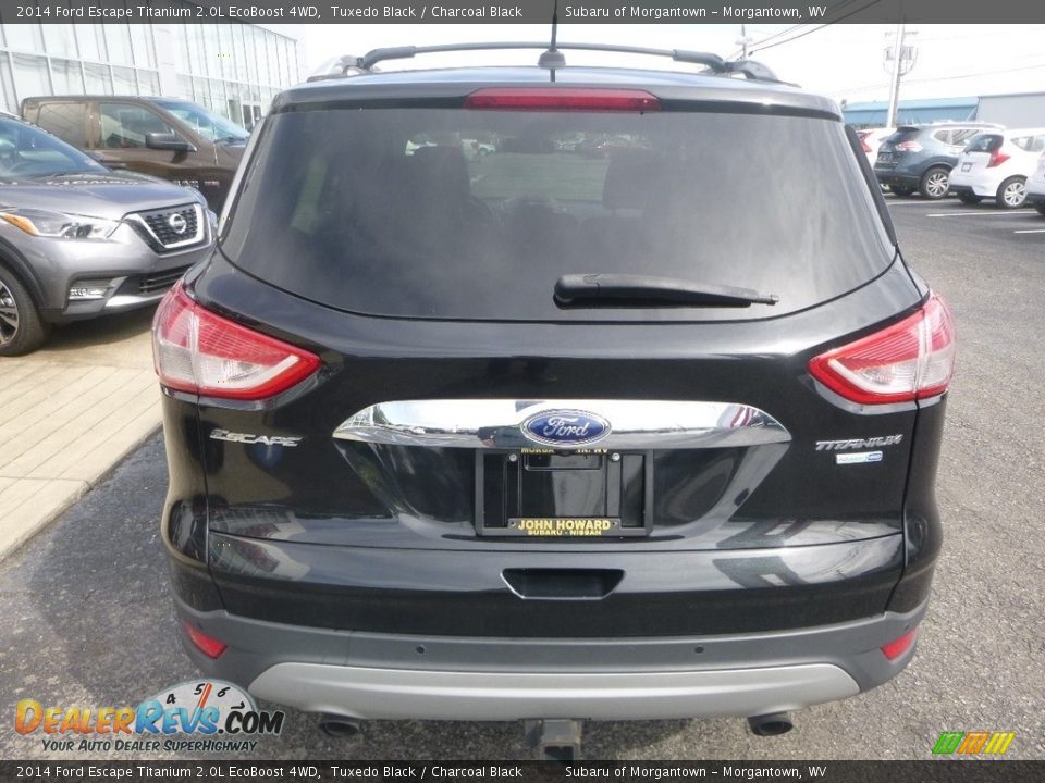 2014 Ford Escape Titanium 2.0L EcoBoost 4WD Tuxedo Black / Charcoal Black Photo #8