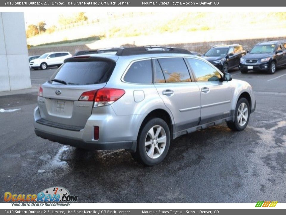 2013 Subaru Outback 2.5i Limited Ice Silver Metallic / Off Black Leather Photo #6