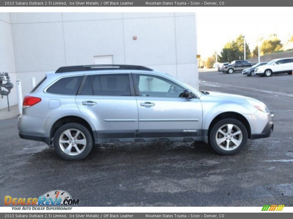 2013 Subaru Outback 2.5i Limited Ice Silver Metallic / Off Black Leather Photo #7