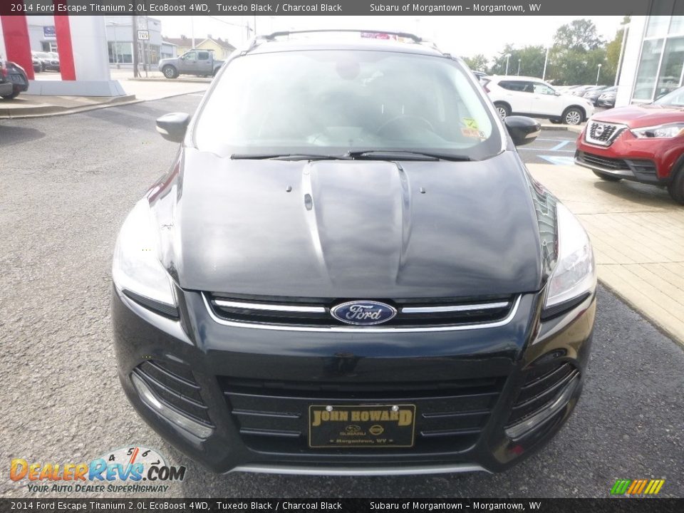 2014 Ford Escape Titanium 2.0L EcoBoost 4WD Tuxedo Black / Charcoal Black Photo #12