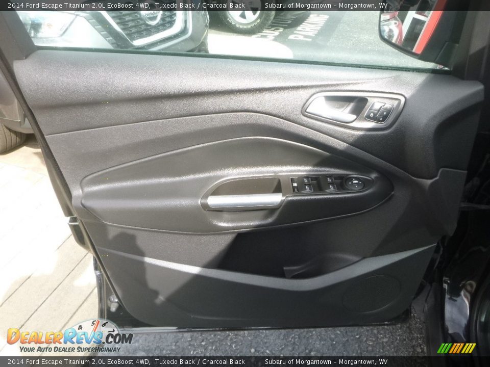 2014 Ford Escape Titanium 2.0L EcoBoost 4WD Tuxedo Black / Charcoal Black Photo #13