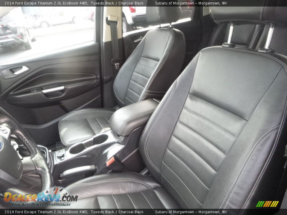 2014 Ford Escape Titanium 2.0L EcoBoost 4WD Tuxedo Black / Charcoal Black Photo #14